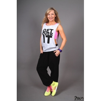 Top fitness 2skin Get OVer It grey