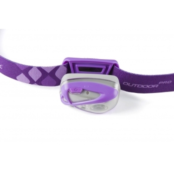 Latarka czołowa Mactronic Luna 140lm HLS-NL1-G fiolet