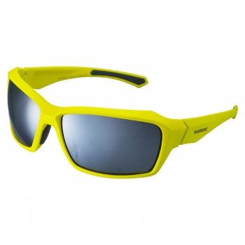 Okulary rowerowe Shimano S22X lime yellow / grey
