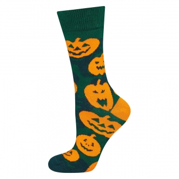 Kolorowe skarpetki Soxo Good Stuff dynie halloween 35-40