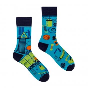 Kolorowe skarpetki Spox Sox Fitness